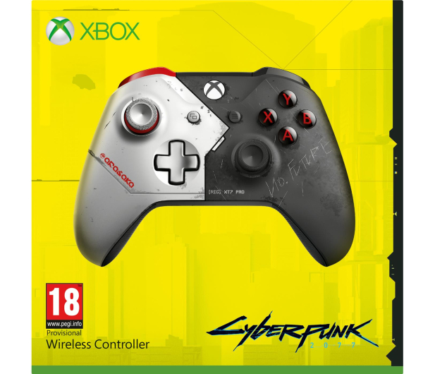 Microsoft Xbox One S Wireless Controller - CP2077 Ed. - 558059 - zdjęcie 4